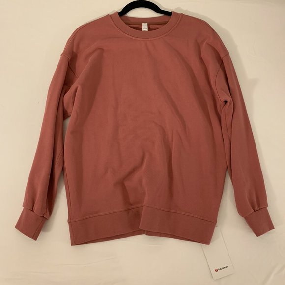 Lululemon Perfectly Oversized Crew in Brier Rose Size 4 - Picture 6 of 8